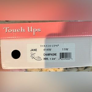 Formal Heels. Size 11. Champagne color.